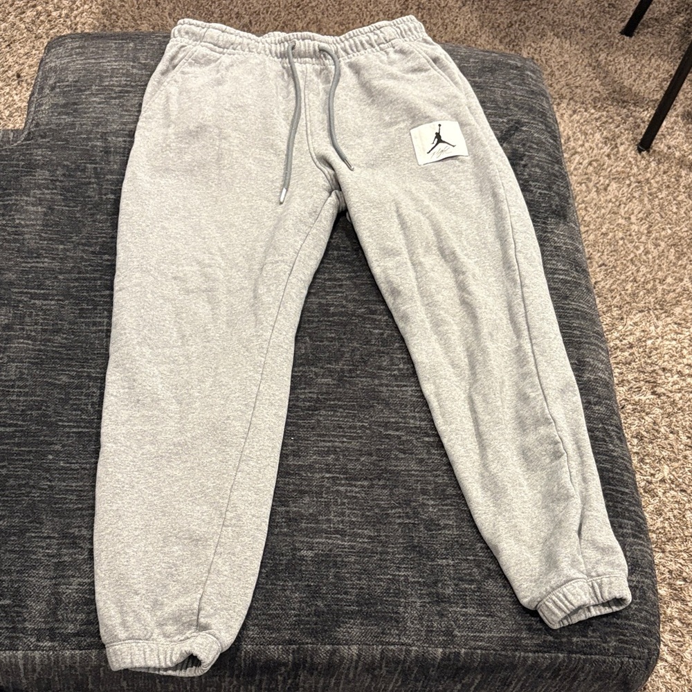 Jordan Men Light Gray Joggers